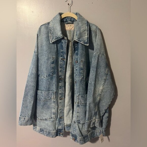 NWT Free People Avery Denim Jacket - Picture 4 of 5